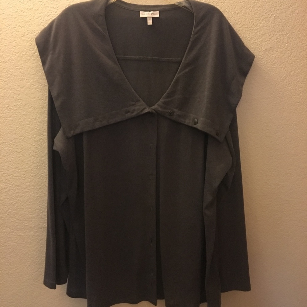 Gray Sailor collar sweater